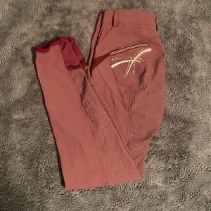 Premier Equine Full Seat Burgundy Breeches